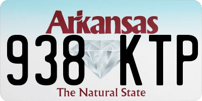 AR license plate 938KTP