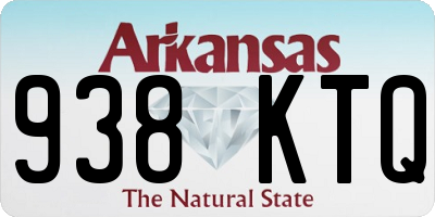 AR license plate 938KTQ