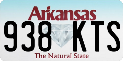 AR license plate 938KTS