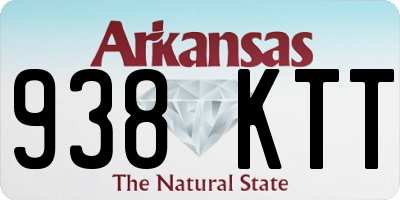AR license plate 938KTT