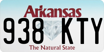 AR license plate 938KTY