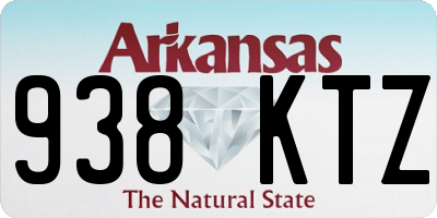 AR license plate 938KTZ