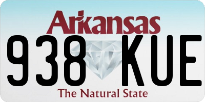 AR license plate 938KUE