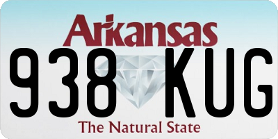 AR license plate 938KUG