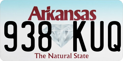 AR license plate 938KUQ