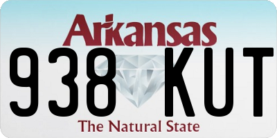 AR license plate 938KUT