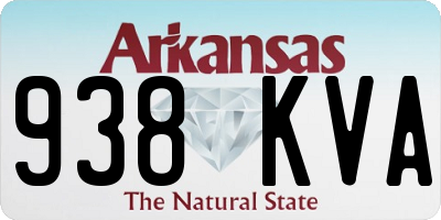 AR license plate 938KVA