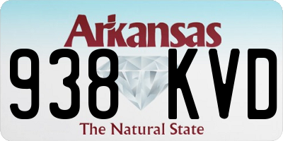 AR license plate 938KVD