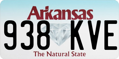 AR license plate 938KVE