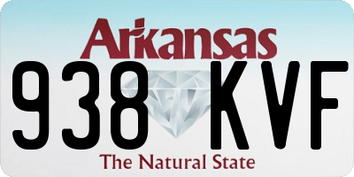 AR license plate 938KVF