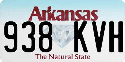 AR license plate 938KVH