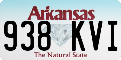 AR license plate 938KVI