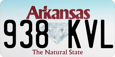 AR license plate 938KVL