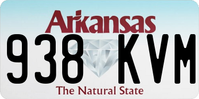 AR license plate 938KVM