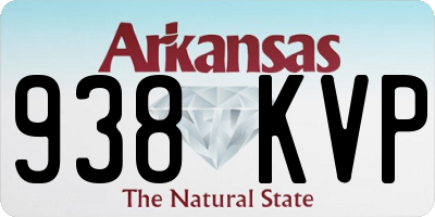 AR license plate 938KVP