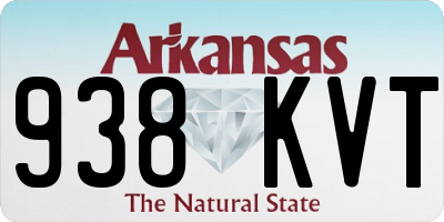 AR license plate 938KVT