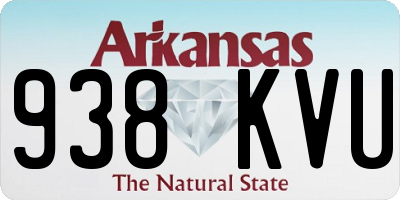 AR license plate 938KVU