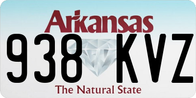 AR license plate 938KVZ