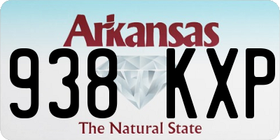 AR license plate 938KXP