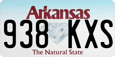 AR license plate 938KXS