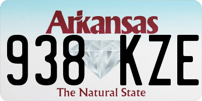 AR license plate 938KZE