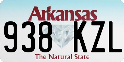 AR license plate 938KZL