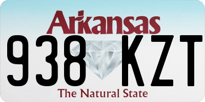 AR license plate 938KZT