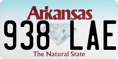 AR license plate 938LAE