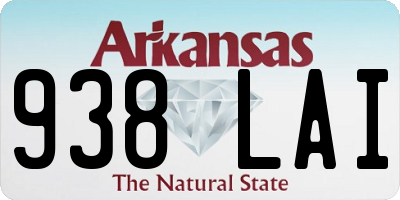 AR license plate 938LAI