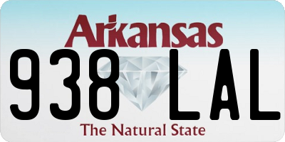 AR license plate 938LAL