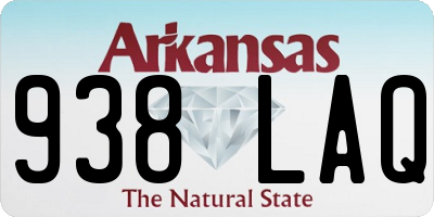AR license plate 938LAQ