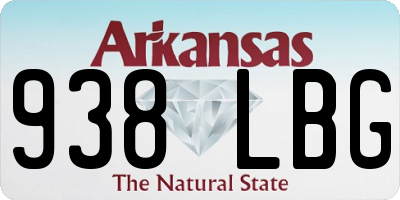 AR license plate 938LBG