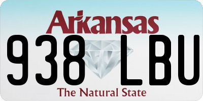 AR license plate 938LBU