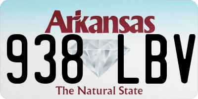 AR license plate 938LBV