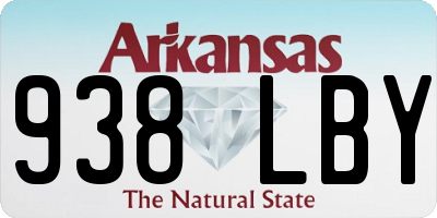 AR license plate 938LBY