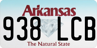 AR license plate 938LCB