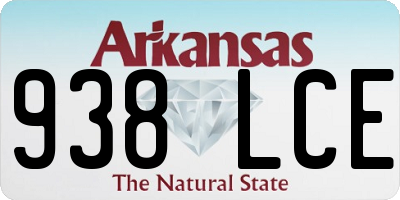 AR license plate 938LCE