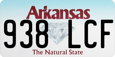 AR license plate 938LCF