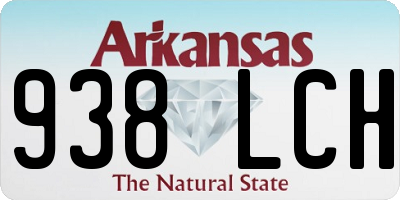 AR license plate 938LCH