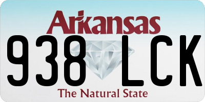 AR license plate 938LCK