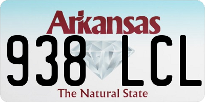 AR license plate 938LCL