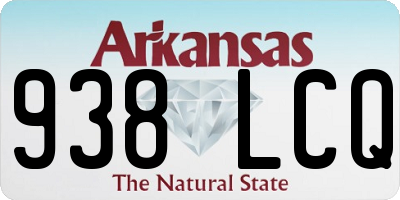 AR license plate 938LCQ