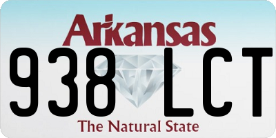 AR license plate 938LCT