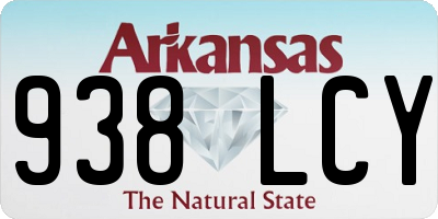 AR license plate 938LCY