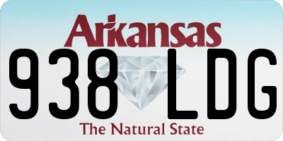 AR license plate 938LDG