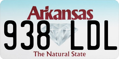 AR license plate 938LDL