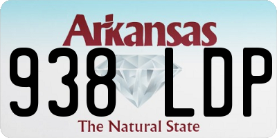 AR license plate 938LDP