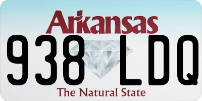 AR license plate 938LDQ