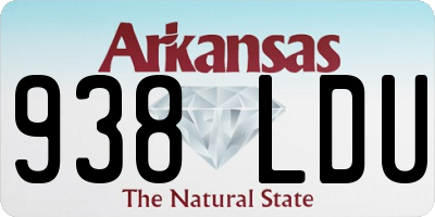 AR license plate 938LDU