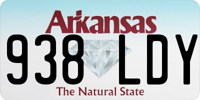 AR license plate 938LDY